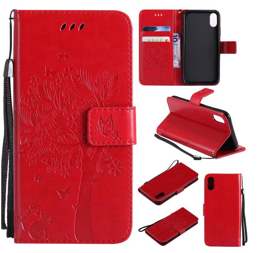 iPhone 7/8PLUSカバー ケース 手帳型ケース 樹柄ストラップ付 蝶柄拍卖