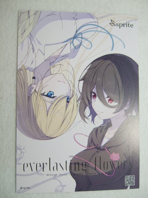 メロンブックス 限定 everlasting flowers (evers) ポストカード 240608 特典 Melonbooks 非売 イラストカード sprite Nintendo Switch no2拍卖