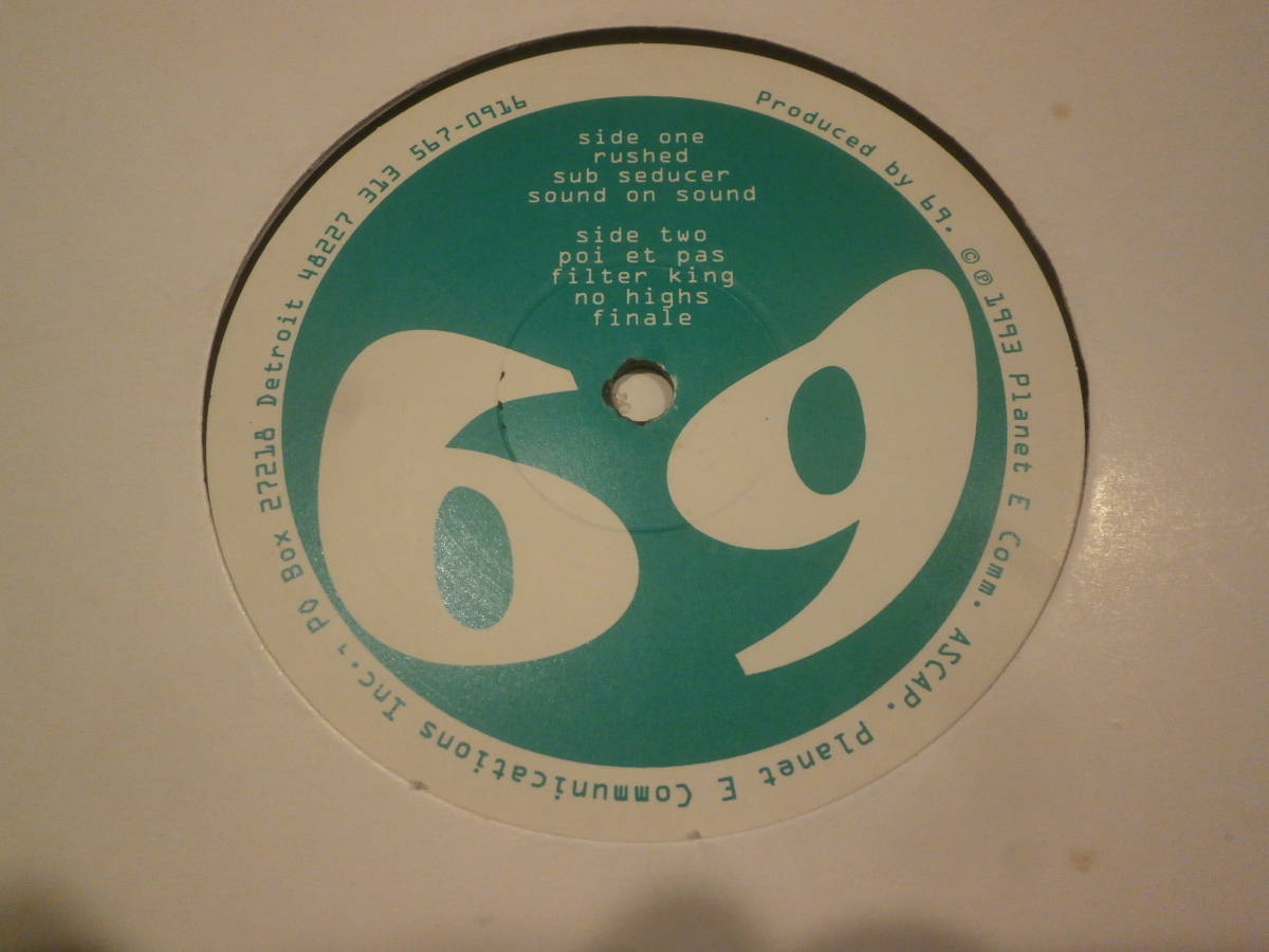 69 (CARL CRAIG) / SOUND ON SOUND /RUSHED/POI ET PAS/DETROIT TECHNO/デトロイト・テクノ/MY MINE,HYPNOTIC TANGO ネタ拍卖