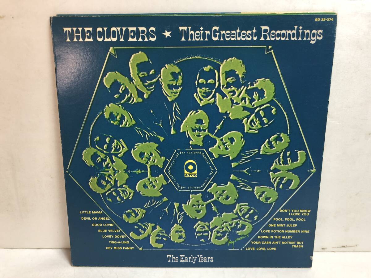 40617S US盤 12inch LP★THE CLOVERS/THEIR GREATEST RECORDINGS/THE EARLY YEARS★SD 33-374拍卖