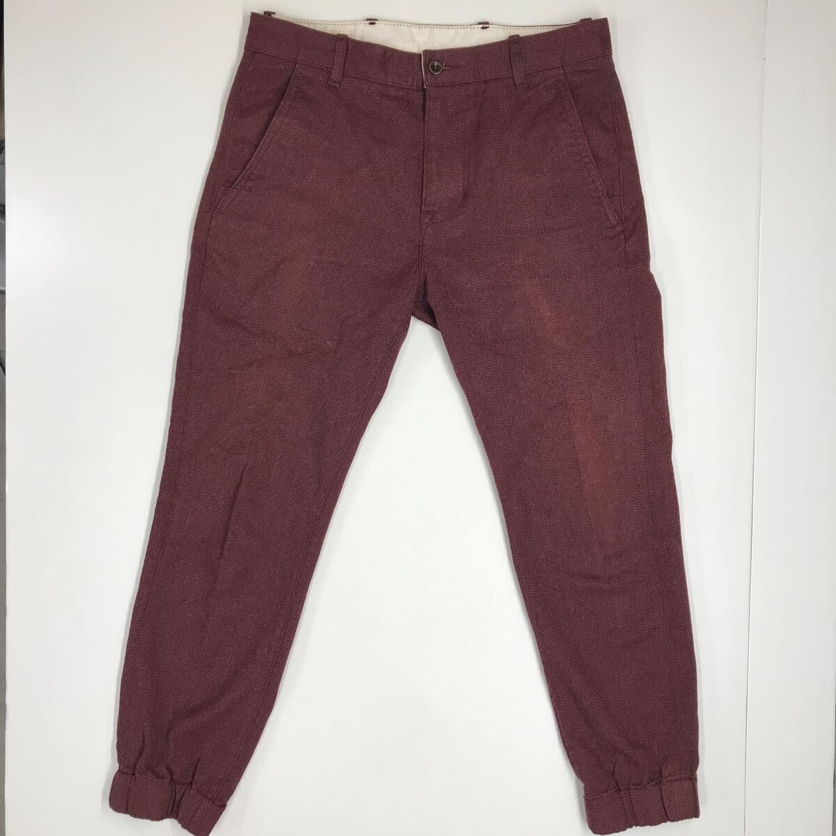 LEVI'S リーバイス カラーパンツ W30 くるぶし丈 裾ゴム 36-46a拍卖