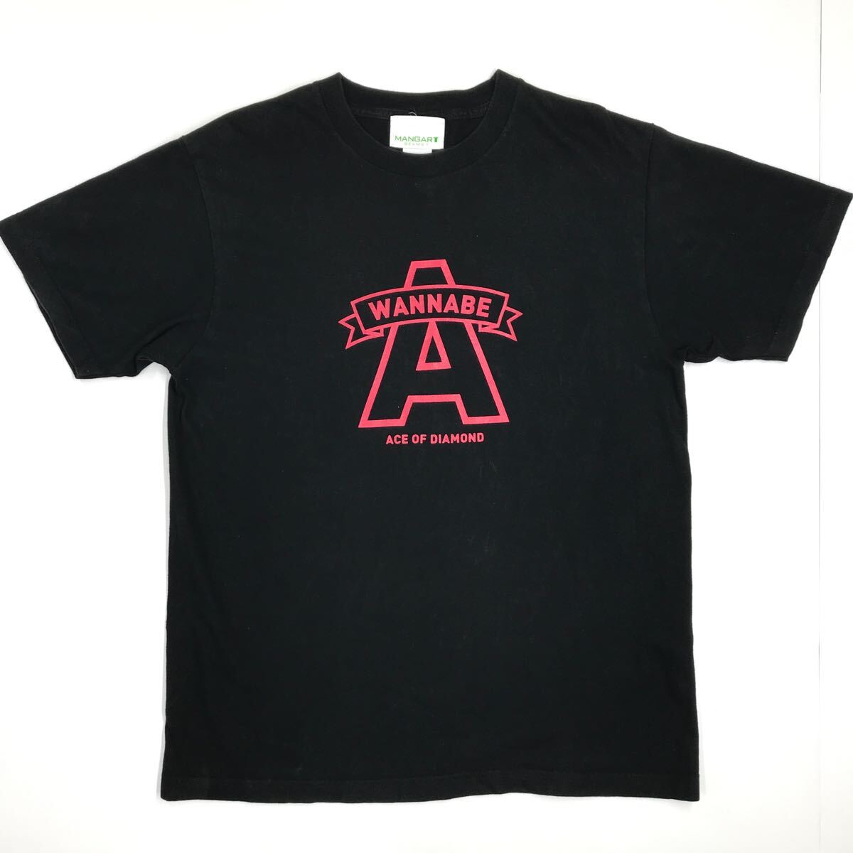 BEAMS T × BANDAI ビームス×バンダイ 半袖Tシャツ レア ダイヤのエース 沢村 コラボ 黒 メンズ Lサイズ 36-76拍卖