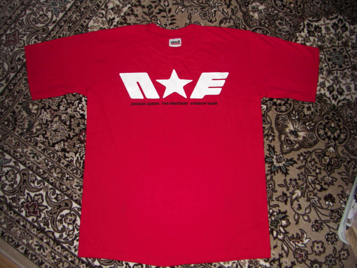 ズボンド ズボン ザ・ベイビースターズ唄人羽 三種の仁義なき戦いツアーTシャツL マッコイフェローズアンビル拍卖