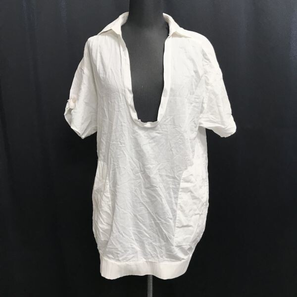 BALLSEY/ボールジィ★半袖ブラウス/シャツ【レディース38/white/白】コットン/トゥモローランド/Tops/Shirts◆BH797拍卖