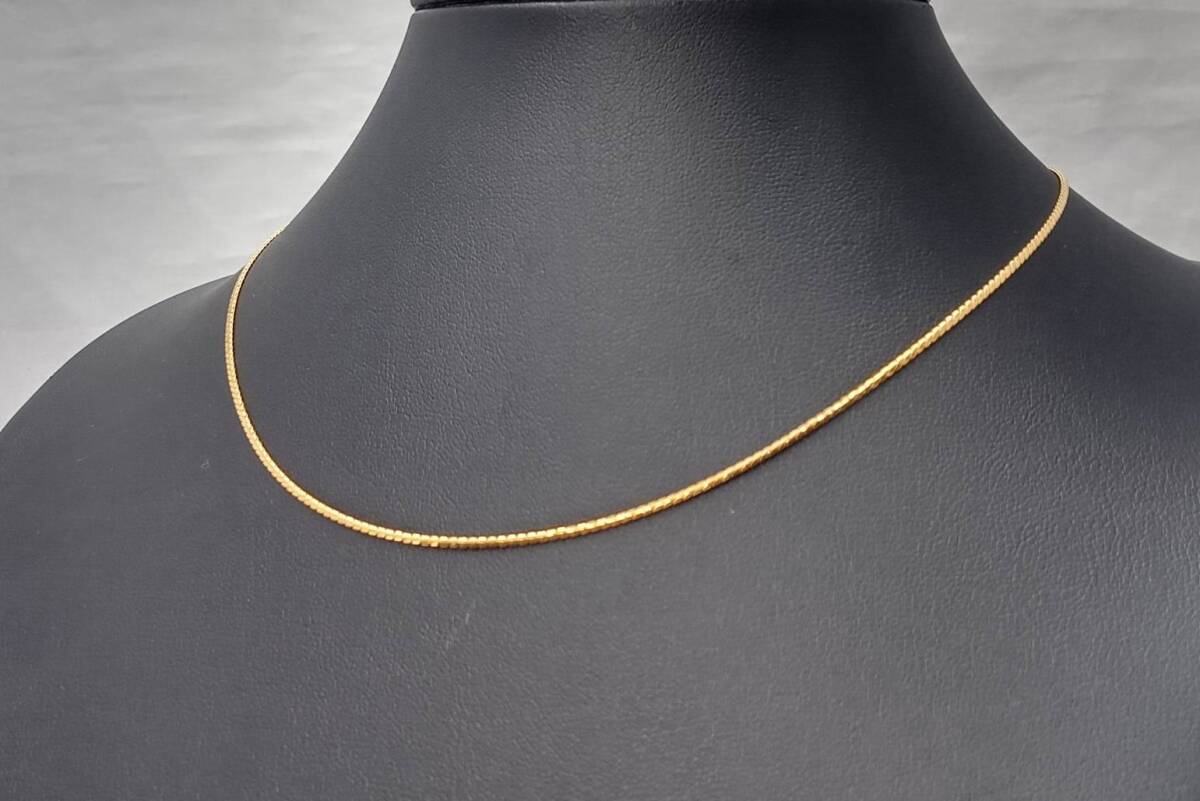 K18 YG 3.6g ネックレス 40cm拍卖