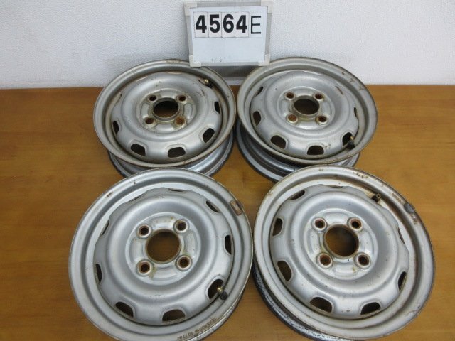 4564E ホンダ純正 鉄チン スチールホイール 12×3.50B 12インチ R12 4穴 PCD100 4本 2Lサイズ拍卖