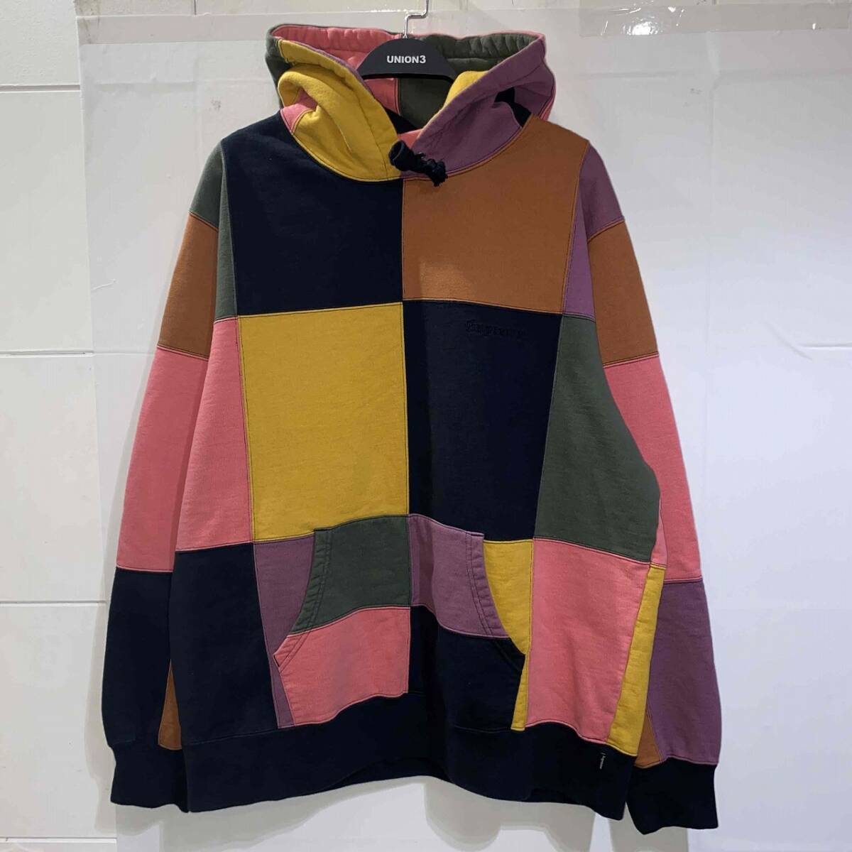 Supreme 17aw Patchwork Hooded Sweatshirt Size-XL シュプリーム パッチワーク フーデッドスウェットシャツ拍卖