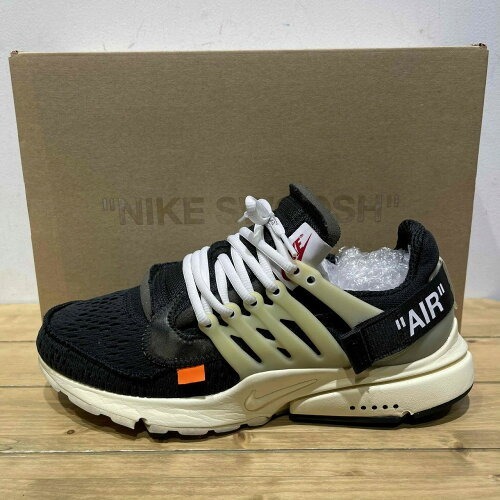 17aw OFF-WHITE THE:10 NIKE Air Presto 27.0cm AA3830-001 オフホワイト×ナイキ ザテン エア プレスト スニーカー拍卖