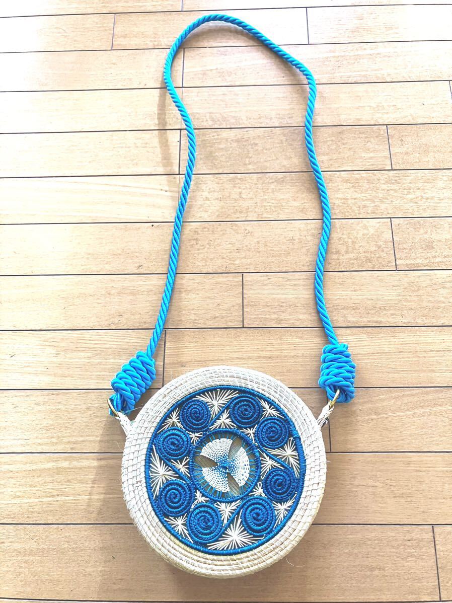 ☆お値下げ☆ JARDIN DEL CIELO サークルカゴ ショルダーバッグ拍卖