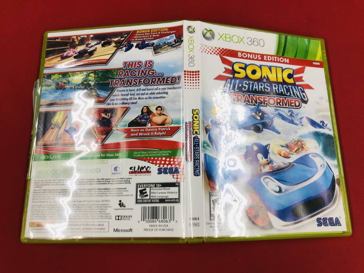 ソニック&オールスターレーシング Sonic & All-Star Racing Transformed Bonus Edition 海外版 即購入!!拍卖