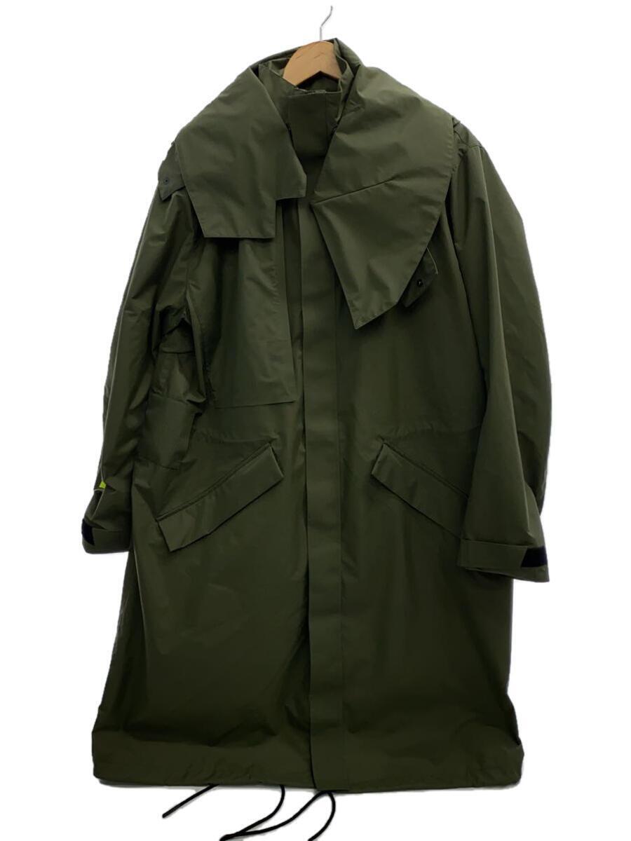 JUN HASHIMOTO◆モッズコート/4/ナイロン/KHK/無地/1012010004拍卖