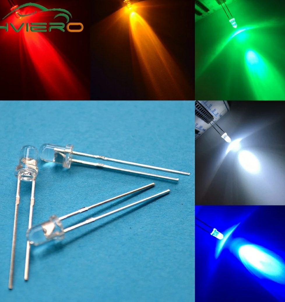 3mm led ホワイト 100個 12v 抵抗セット拍卖