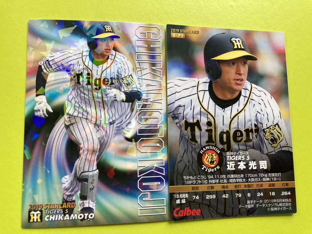 2019 第3弾 S-71 近本(阪神)スターカード キラ仕様 希少品 年代物 カルビープロ野球チップス 即決 送料80円~拍卖