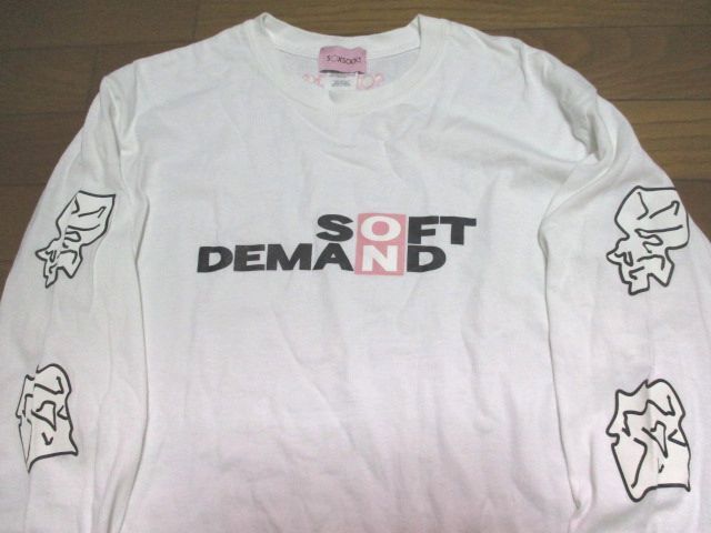 激レア! ソフトオンデマンド ロゴ 長袖 Tシャツ Mサイズ ロンT 白 SOXSOCKS デカロゴ 刺繍 文字 即決あり 早い者勝ち拍卖