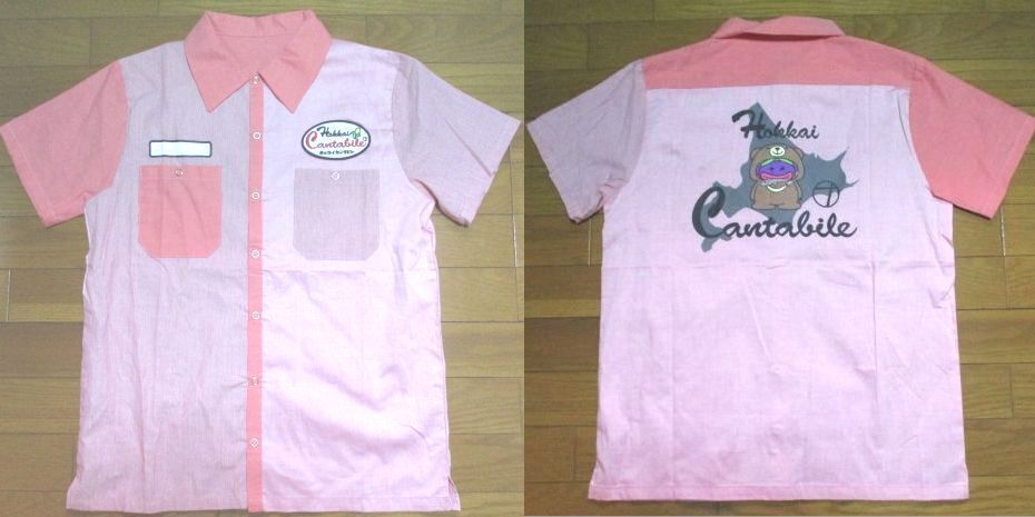 激レア! 1点限り ホッカイカンタビレ シャツ 半袖 Sサイズ ワッペン 刺繍 奥田民生 ワークシャツ拍卖
