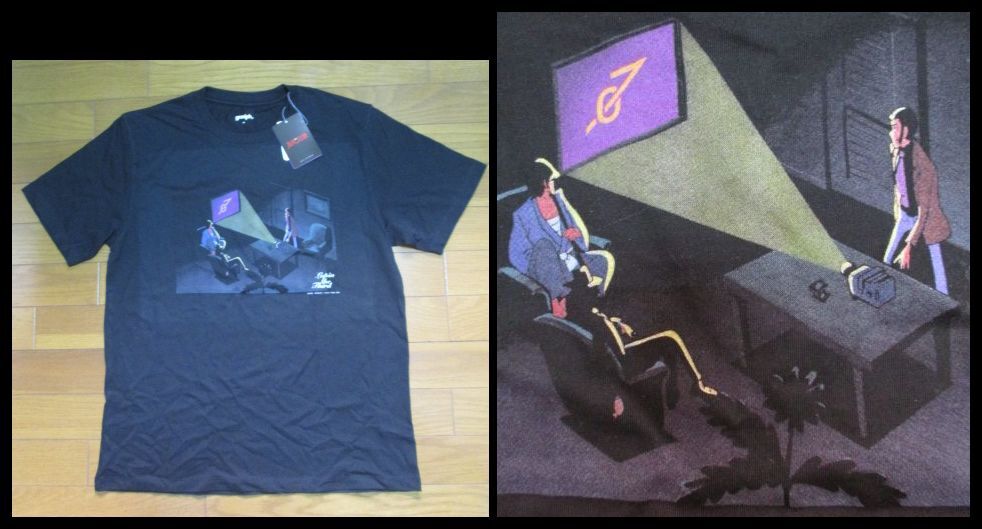 新品 ルパン三世 作戦会議 Tシャツ Mサイズ 黒 正規品 コラボ 半袖 シャツ モンキーパンチ拍卖