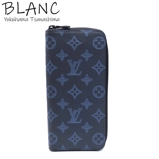 ルイヴィトン ジッピーウォレット ヴェルティカル 長財布 モノグラムシャドウ ネイビー M80423 LOUIS VUITTON 横浜BLANC拍卖