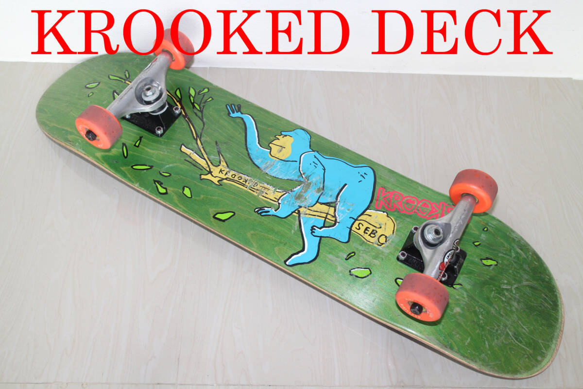 KROOKED クルークド デッキ+INDEPENDENT インディペンデント 149 Chris Joslin クリス ジョスリン STAGE 11 TRUCKS ステージ11 トラック拍卖