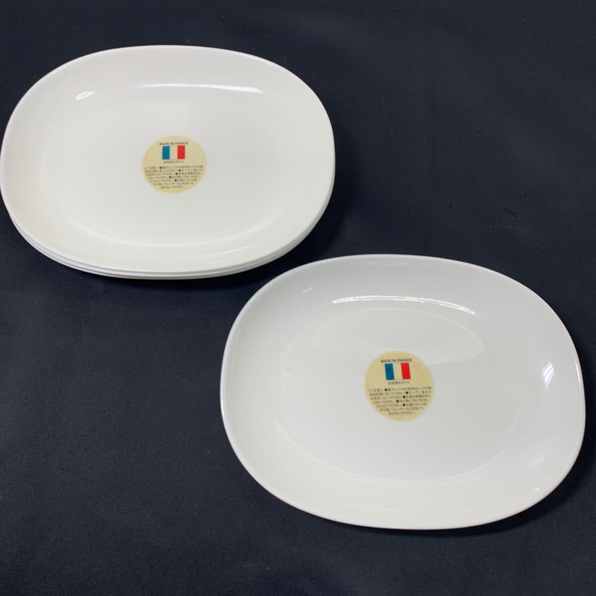 ★大阪/店舗受け取り可★未使用 ヤマザキ春のパン祭り 山崎 白いモーニングプレート 2005年 4枚セット 食器★拍卖