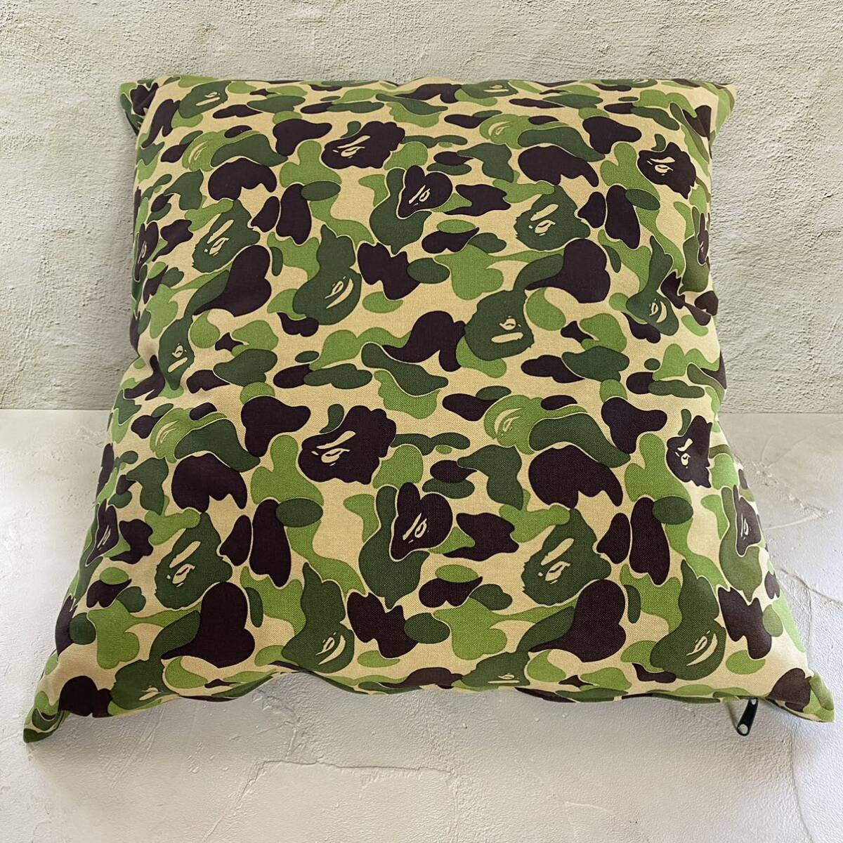【希少 A BATHING APE × MEISTER BAPE CAMO エイプ マイスター クッション Cushion ピロー pillow 受注生産 2015年 ミッドセンチュリー】拍卖