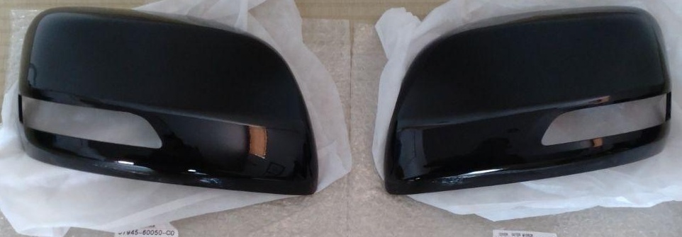 ●新品 未使用●トヨタ純正 Toyota TRJ150 GDJ150 150系 ランドクルーザー プラド 後期 ドアミラー カバー 左右セット拍卖