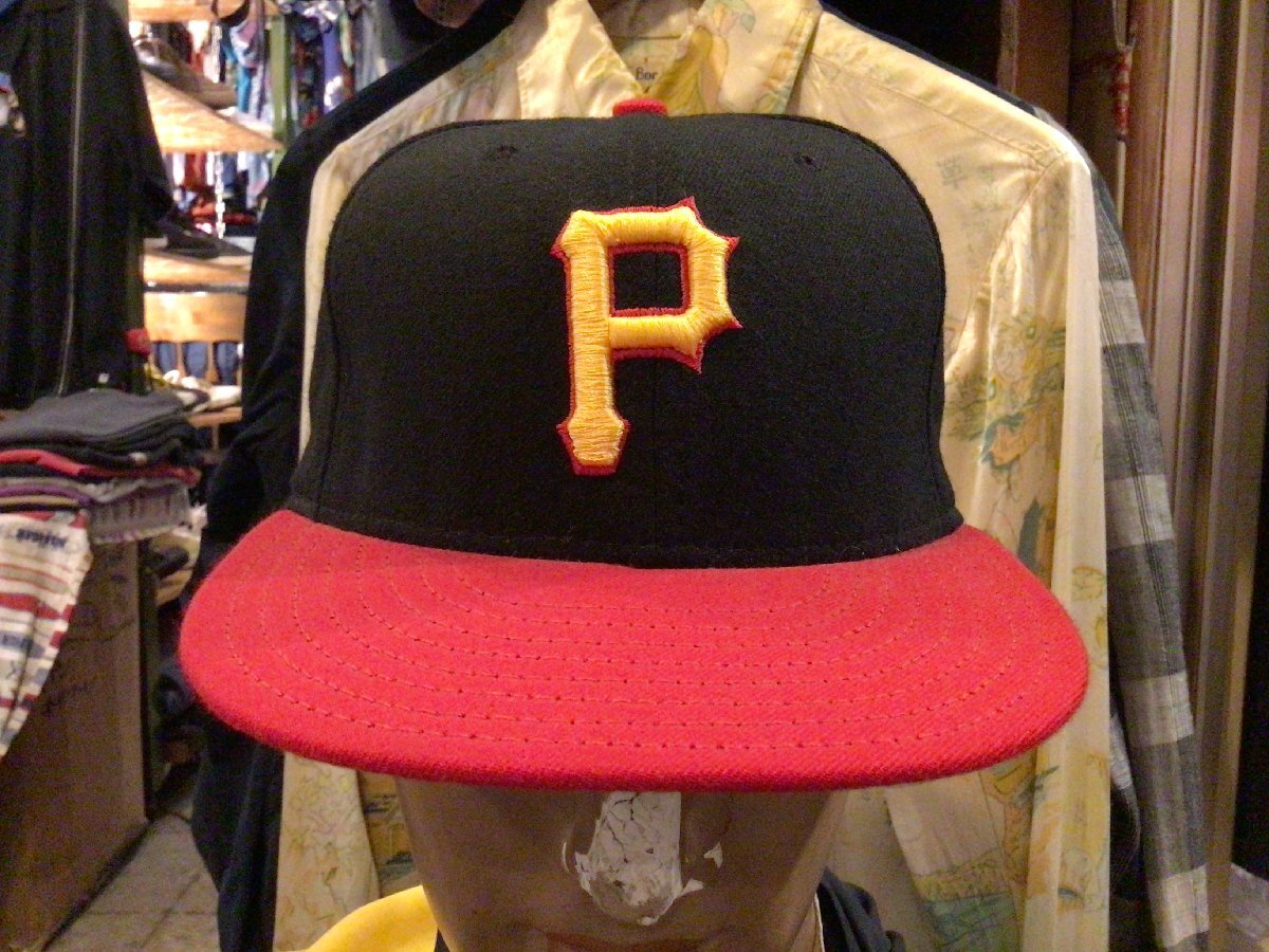 90’S MADE IN USA NEW ERA BASEBALL CAP SIZE 7 8/1 アメリカ製 ニューエラ ベースボール キャップ 59FIFTY MLB パイレーツ 帽子 野球拍卖