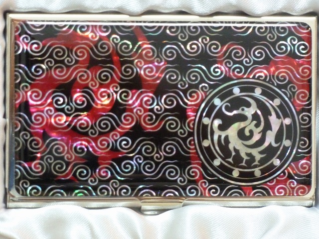 ■韓国 伝統工芸■螺鈿細工 名刺入れ■サンジョゴ■送料無料!■拍卖