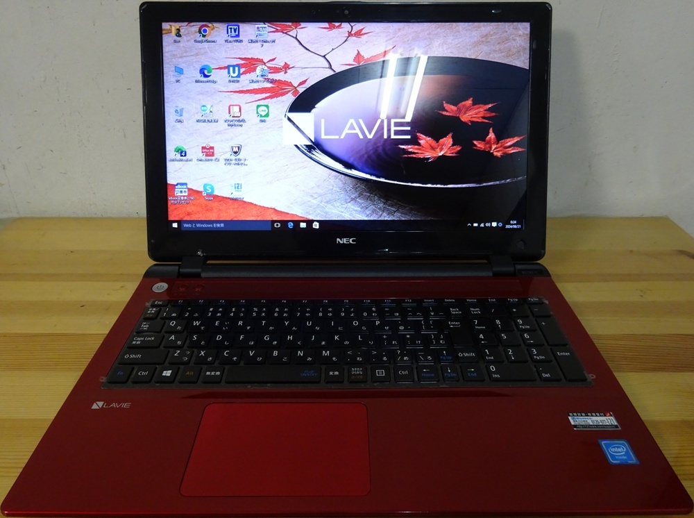 NEC ノートパソコン LAVIE Note Standard PC-NS150CAR/Cele 3215U 1.7GHz/8GB/500GB/中古特価良品拍卖