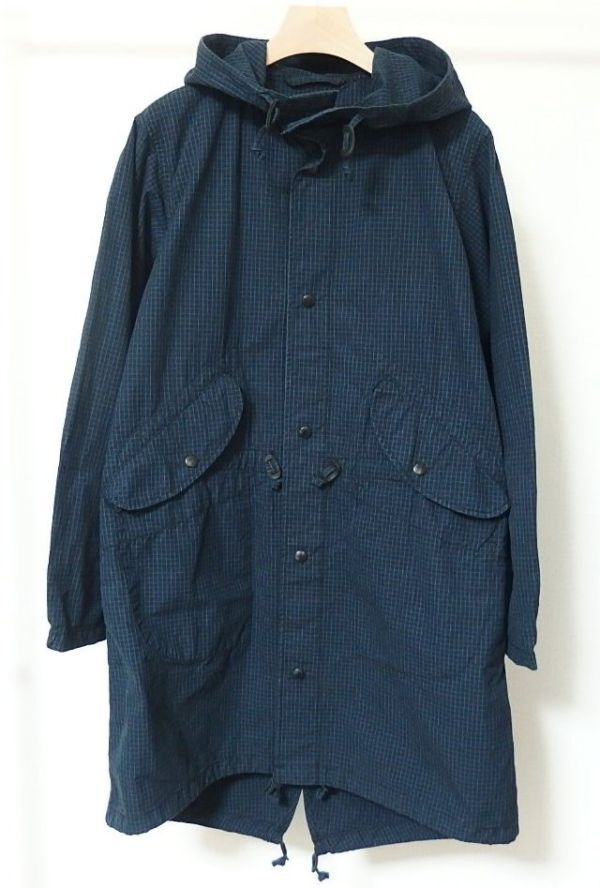 旧タグ Engineered Garments エンジニアードガーメンツ ウィンドウペイン モッズ コート XS拍卖