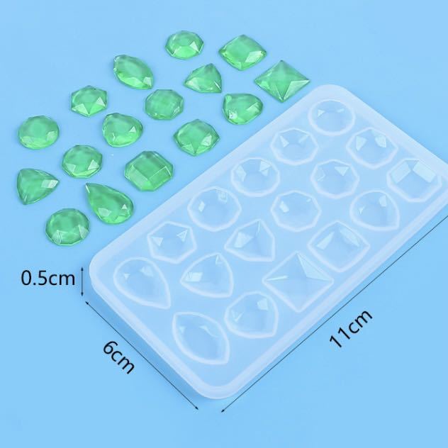 【1個】シリコンモールド レジン用品 UVレジン LEDレジン シンプル ハンドメイド アクセサリー拍卖