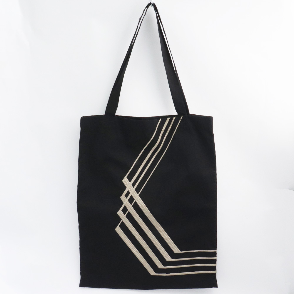 RICK OWENS DRKSHDW 刺繍トートバッグ ブラック リックオウエンスダークシャドウ バック 鞄 カバン エコ tote bag拍卖