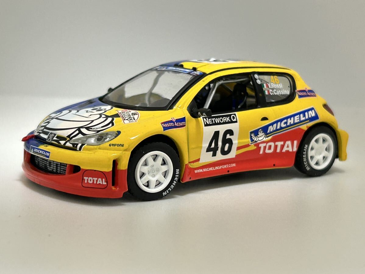 プジョー 206 wrc ミニカー 1/43拍卖