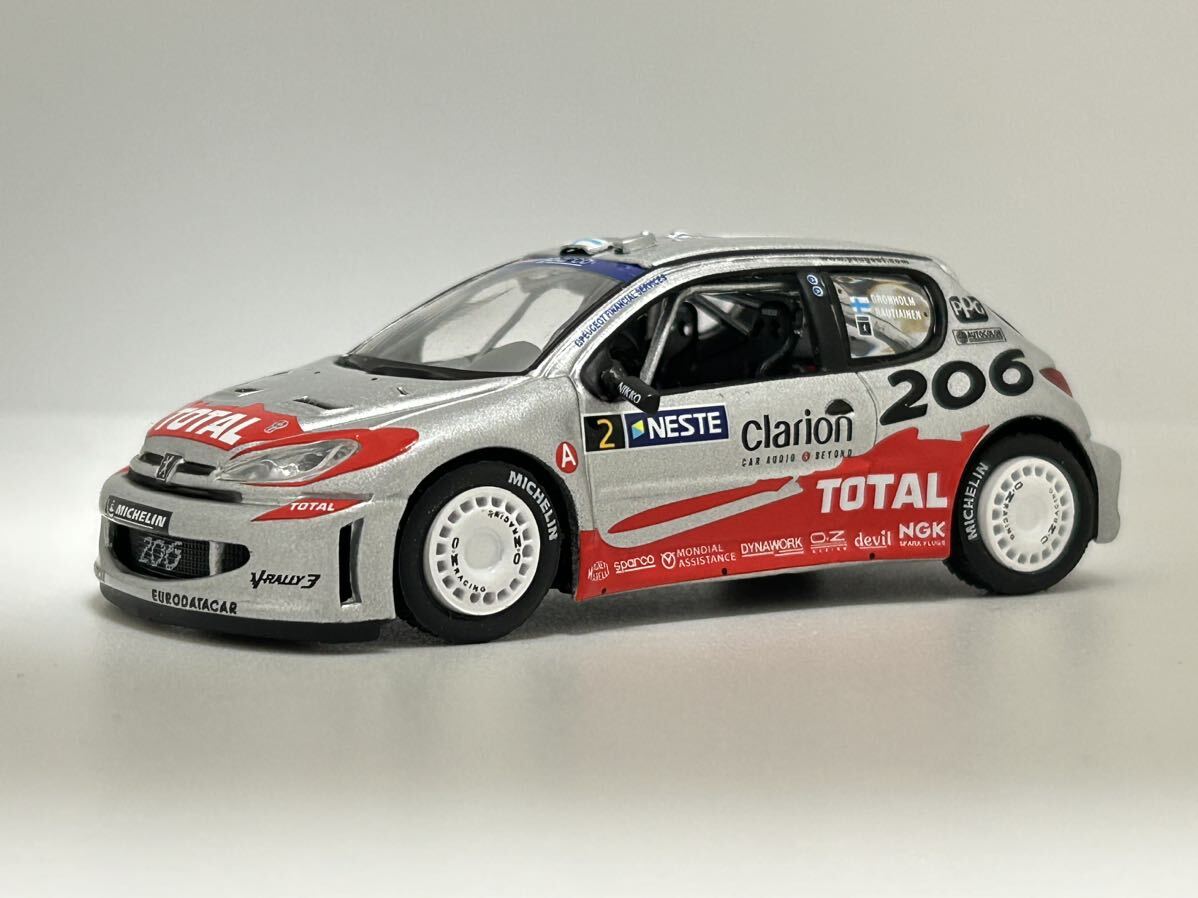 プジョー 206 wrc ミニカー 1/43 peugeot拍卖