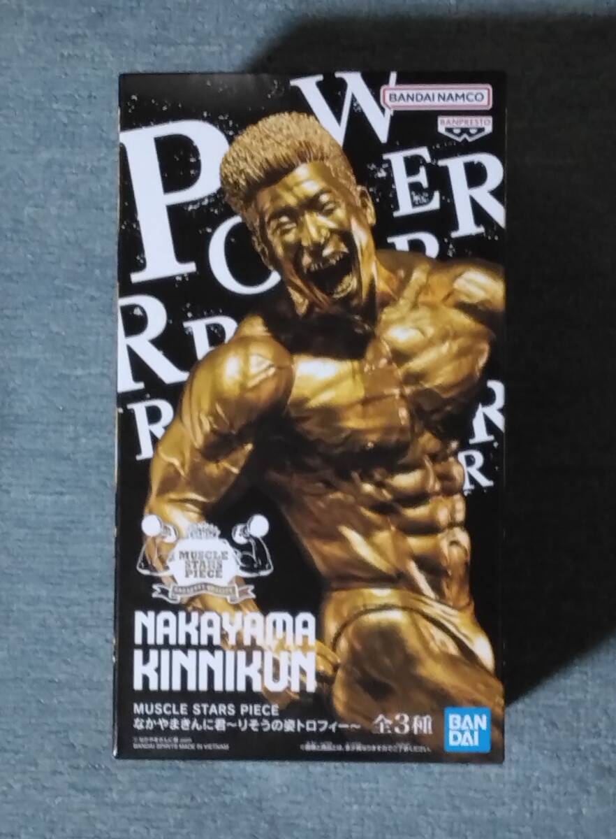 MUSCLE STARS PIECE なかやまきんに君 フィギュア ~りそうの姿トロフィー~ 金/ゴールド拍卖
