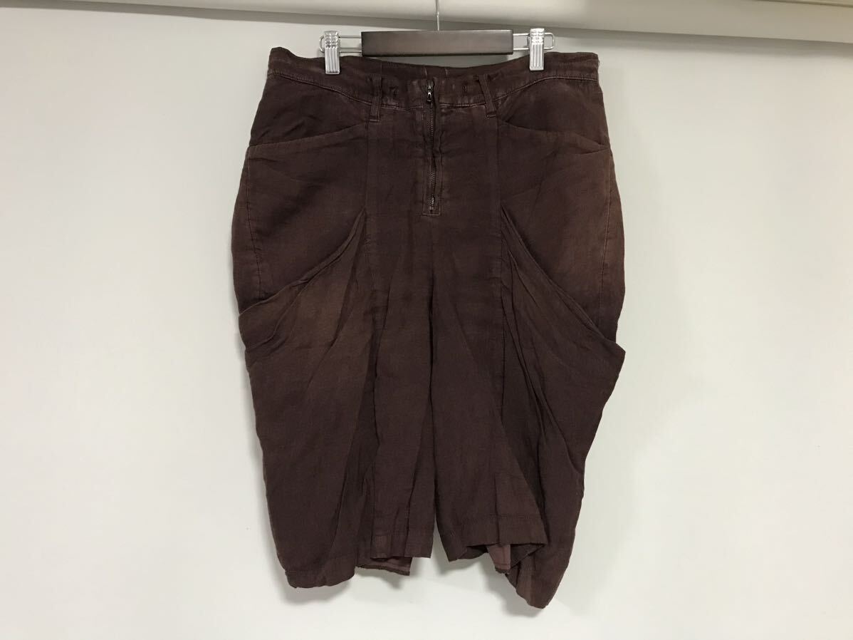 本物アタッチメントATACHMENT KAZUYUKIKUMAGAIリネン麻ジップハーフショートパンツサーフワークミリタリーアメカジメンズ日本製赤レッドM拍卖