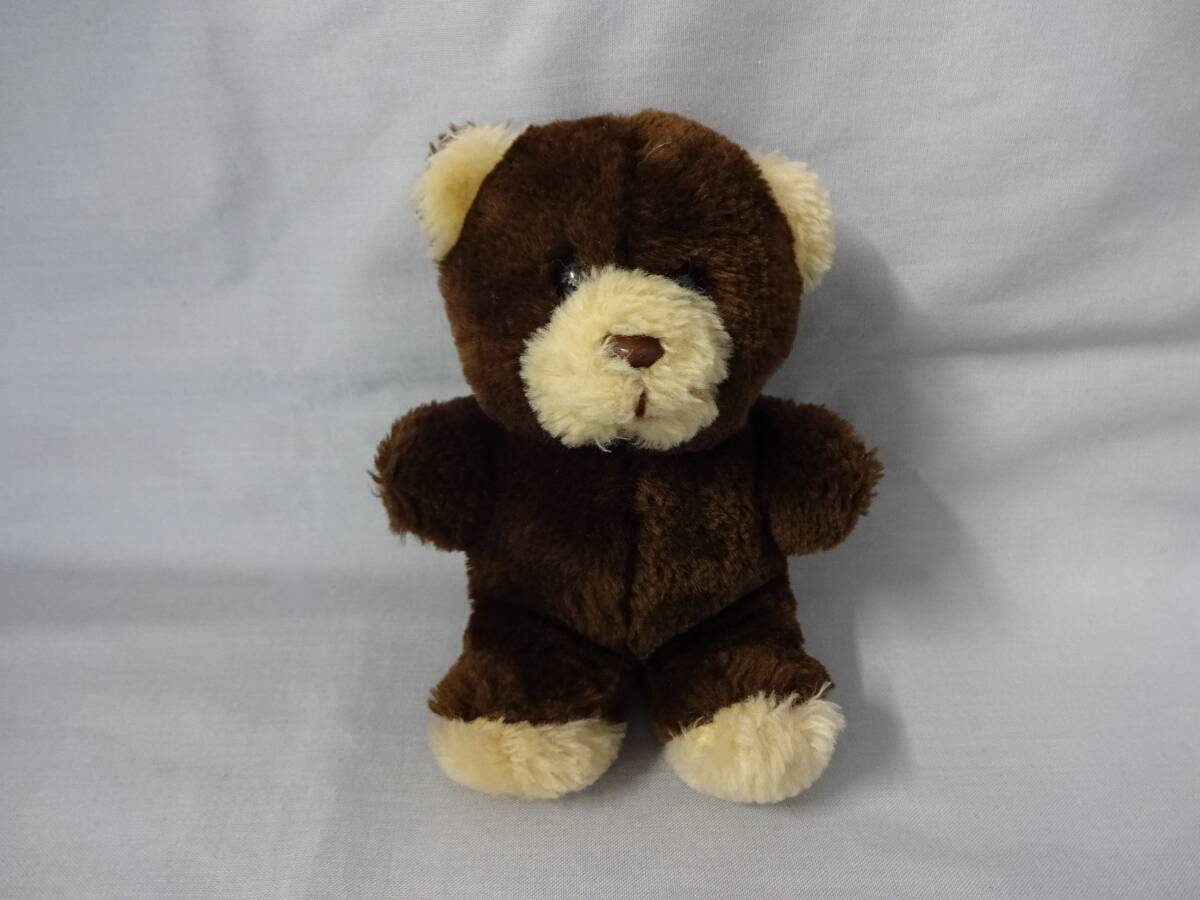 クマ ぬいぐるみ お座り 座高:約12cm 横幅:約11.5cm 奥行:約10cm 茶色 かわいい 動物 タイ製拍卖