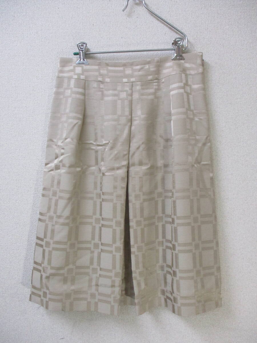 Paul Stuart ポールスチュアート スカート サイズ6 ベージュ・アイボリー系 日本製拍卖