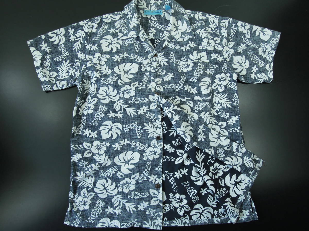 LoCo Hawaii HUMMERS アロハシャツ リーバースプリント ハイビスカス 総柄 オープン拍卖