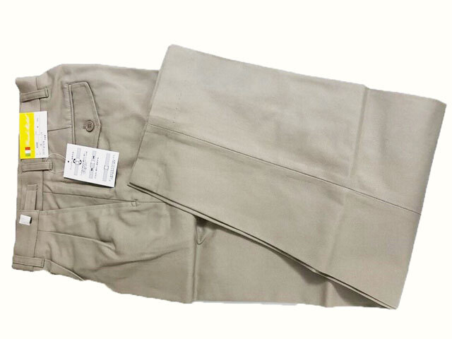 【送料無料】nb124-40595-3■ウエスト67-73cm 股下76cm■Franck Michel 脇アジャスター 綿100% 2タッグパンツ拍卖