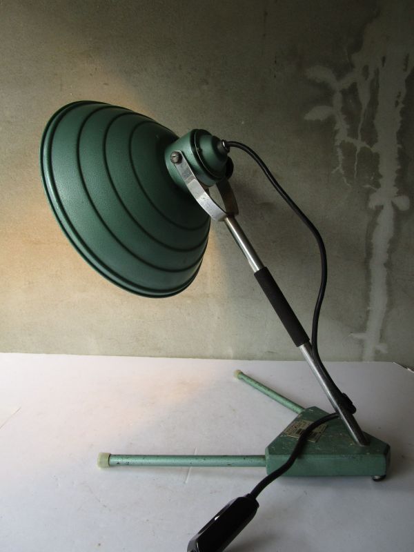 1960年代 ヴィンテージ 英国 Hanovia社製30cm径)スポットランプ スタジオランプ アトリエ/インダストリアル/Jielde/Kaiser idell/UVランプ拍卖