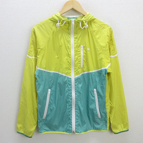 D■ラコステ/LACOSTE ラグラントレーニングウェア JKT【46/2】黄 緑/MENS/83【中古】■拍卖