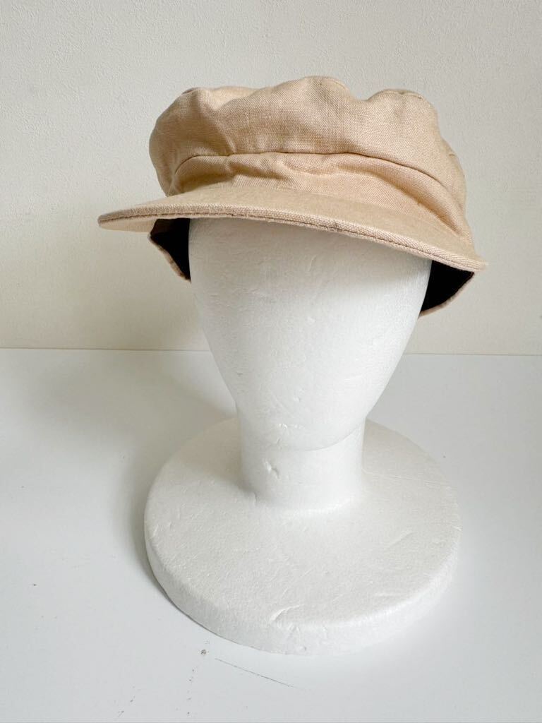 春夏 HANNA HATS sizeM IRISH LINEN アイルランド製 キャスケット ハンチング キャップ 帽子 スキッパーキャップ ワークキャップ拍卖