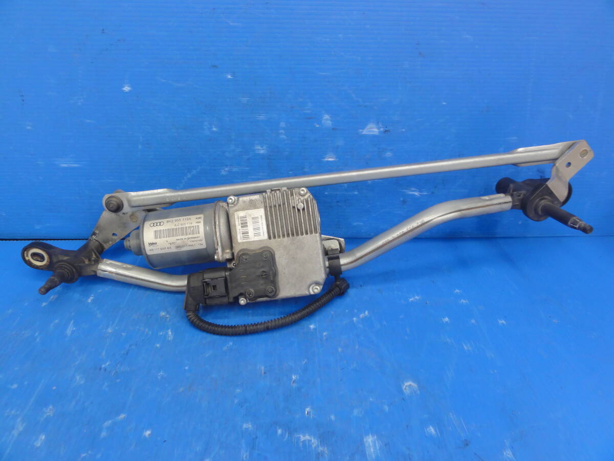 ☆平成25年車 8KCDN アウディA4 フロント ワイパーモーター 8K2 955 119 A 純正 動作OK☆F28104 m拍卖