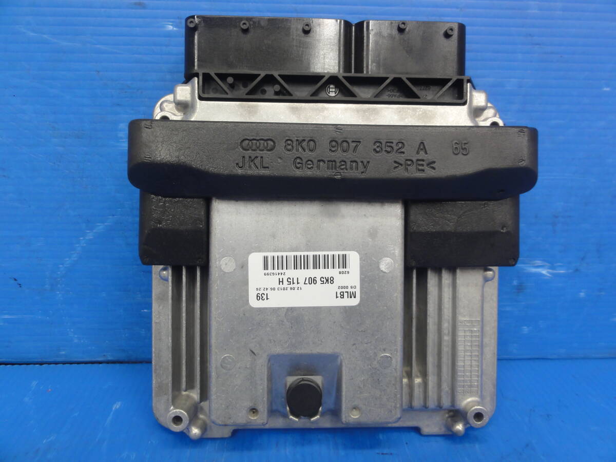 ☆平成25年車 8KCDN アウディA4 エンジンコンピューター 8K5 907 115 H 純正 動作OK☆F28108 m拍卖
