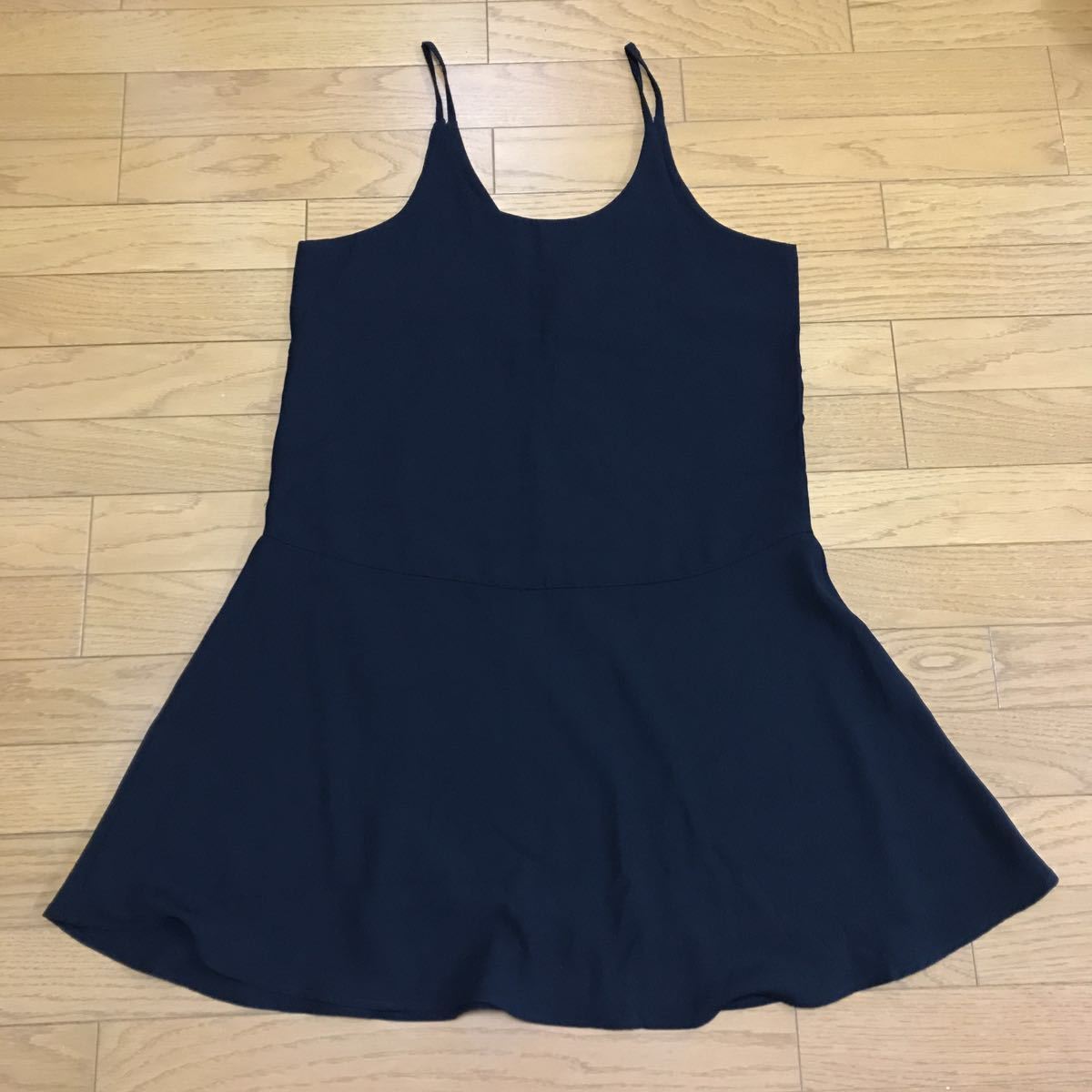 Vis ビス ブラック キャミソールワンピース キャミワンピ サイズF拍卖