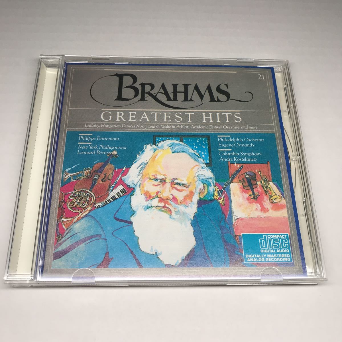 BRAHMS GREATEST HITS - BERNSTEIN ブラームス 名曲集 レナード・バーンスタイン ピアノ クラシック CD拍卖