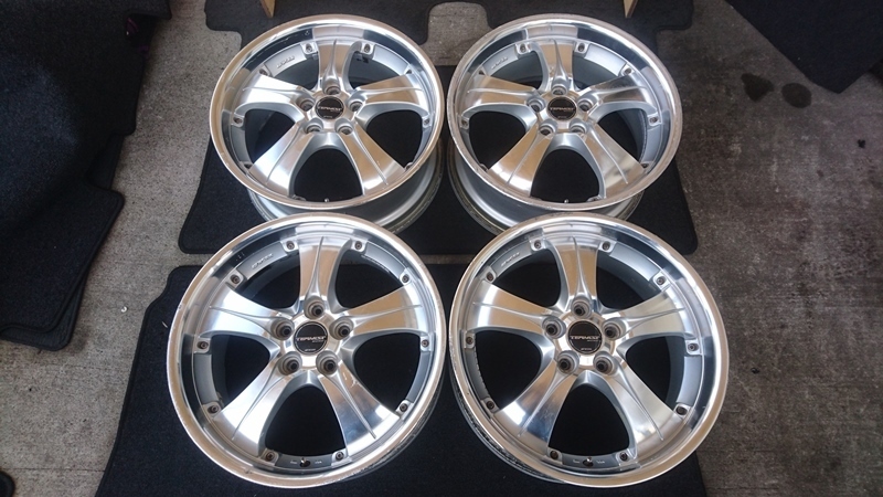 『psi』 WORK TERMIST TS-1 MONO【ちょい深リム】ワーク ターミスト 18インチ ×7.5JJ +53 5穴 PCD114.3 アルミホイール4本セット拍卖