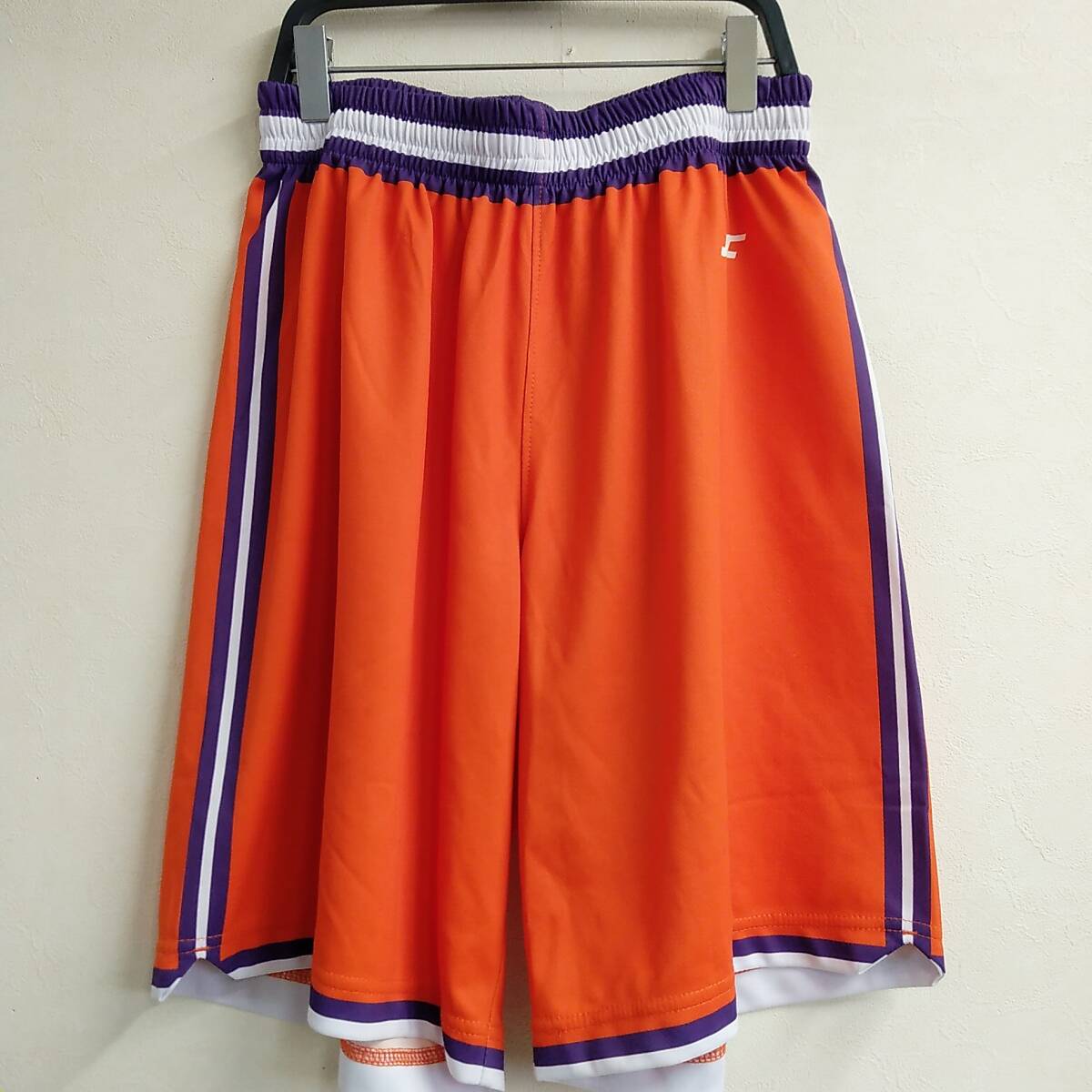 ★【古着】BULL FIGHT(ブルファイト) ハーフパンツ Lサイズ 橙 女性用かもしれません(^_^;)拍卖