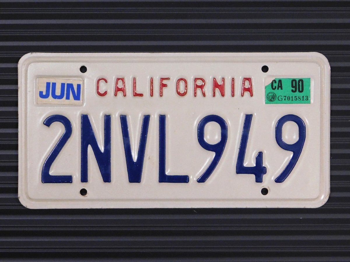 ナンバープレート【カリフォルニア州】アメリカ ヴィンテージ ガレージ 陸運局払い下げ C-3拍卖