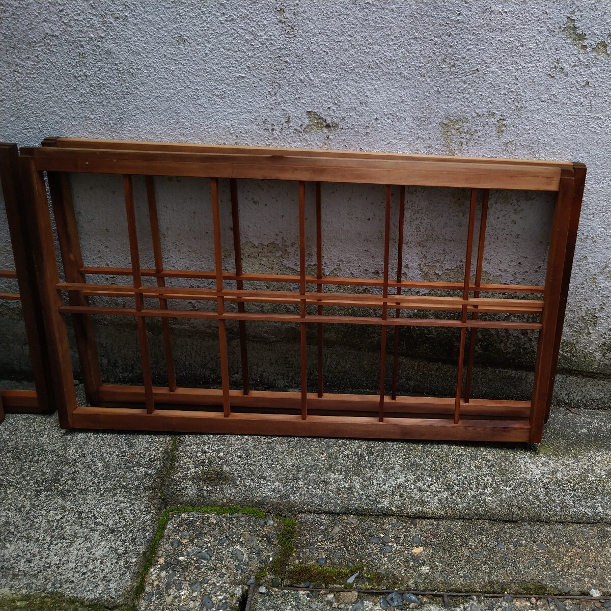 木製 障子戸 小型 4枚セット 中古拍卖